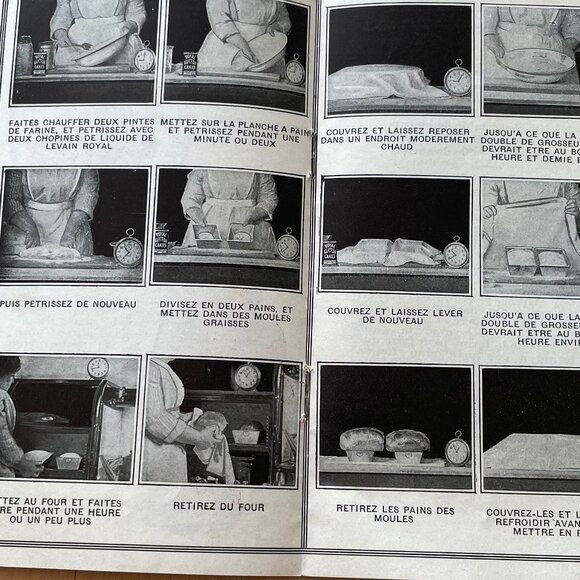 Brochures antiques - Les conserves et Livre culinaire de levain Royal - Picture 14 of 16